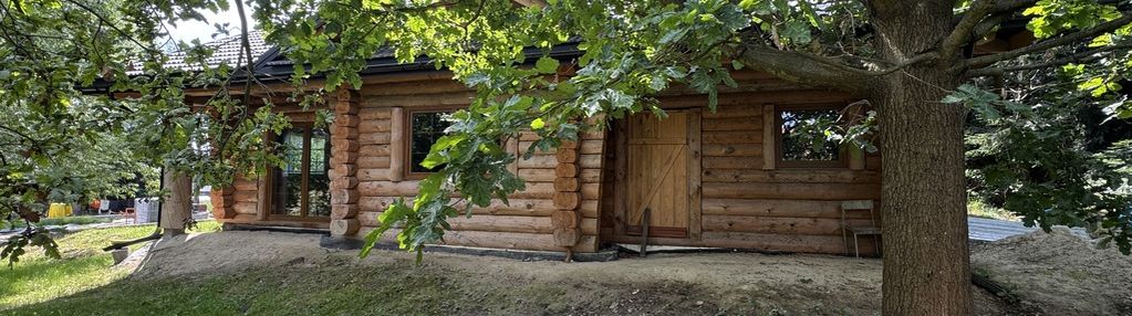 Klimatyczny dom z bali, działka 11,5ar