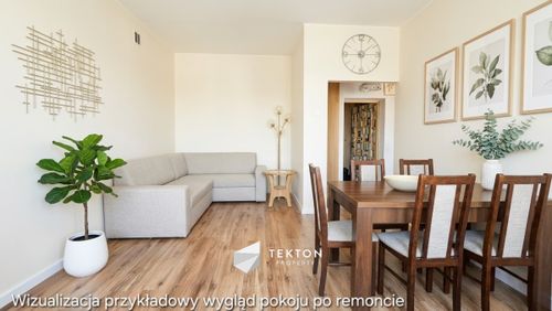 2pokoje|50 m²|górna|po częściowym remoncie