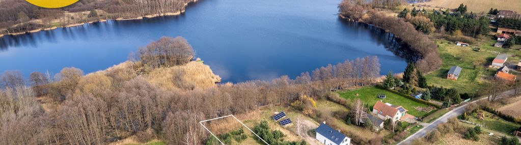 Działka z linią brzegową i pozwoleniem na budowę