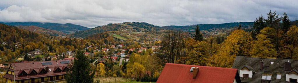 Dom inwestycyjny z widokiem na panoramę wisły.