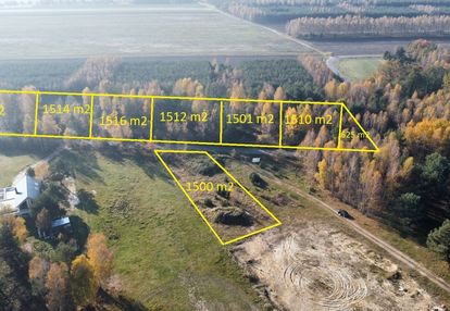 Piękna działka 1500 m2, dąbie (gm. włoszczowa)