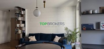 Salon z aneksem i dwie sypialnie, blisko metro