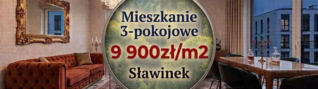 ❤️sławin 3 pokoje 2 piętro zaciszna okolica 9900zł