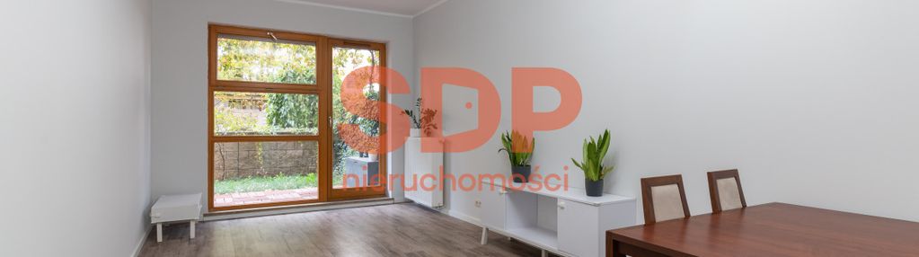 Przestronne, dwupokojowe na wilanowie z ogródkiem!