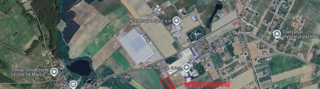 Teren inwestycyjny z bardzo dobrym dojazdem