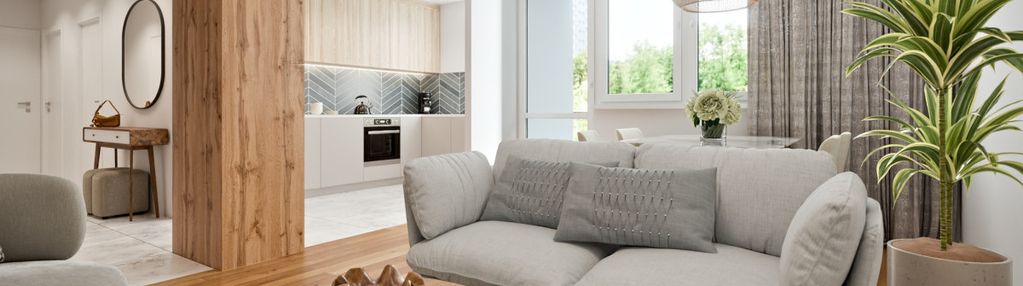 3 pokoje do remontu oferta zwiera wizualizację