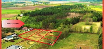 Toporzysko - działki ze ścianą lasu 800-1000 m2