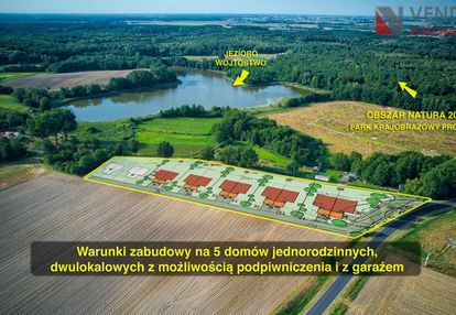 Grunt z wz- 5 budynków wolnostojących 2 lokalowych