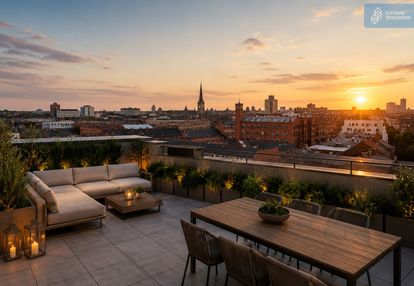 Penthouse z antresolą i prywatnym tarasem