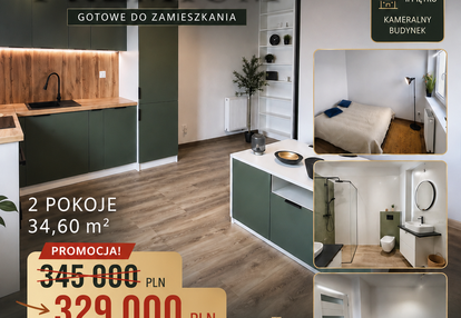 Dwupokojowe, gotowe do zamieszkania, nowe osiedle