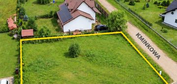 Działka budowlna 924 m² z wz | media | gm. mosina