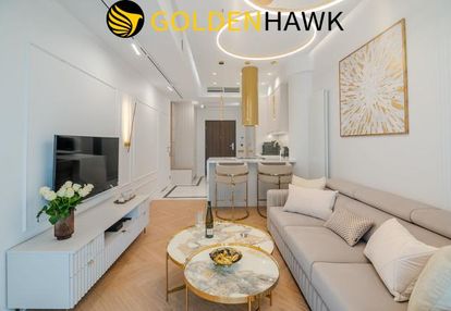 Apartament hanza tower, dwupokojowy, parking, piękny
