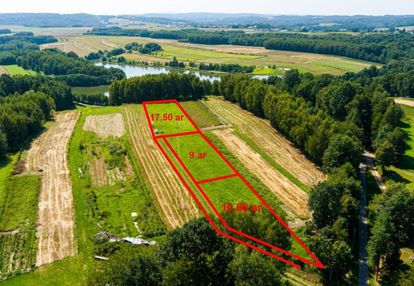 Działka nad zalewem w skrzyszowie 9 ar cena 129000