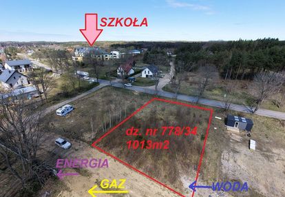 Leśniewo, 1013m2, wzka, szkoła 500m, sklep 750m