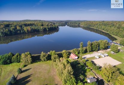 Działka z linią brzegową jeziora szeląg - kanał