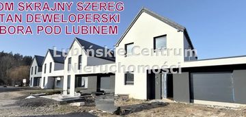 Dom w zabudowie szeregowej - skrajny - obora/lubin