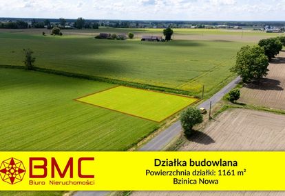 Działka budowlana bzinica nowa 1161m2