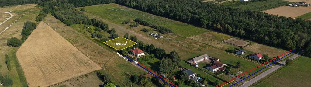 Działka budowlana 1498 m² | mpzp | łazy, kampinos