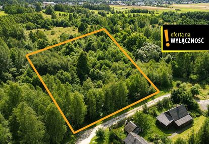 Leśna oaza spokoju – duża działka budowlana 4 460