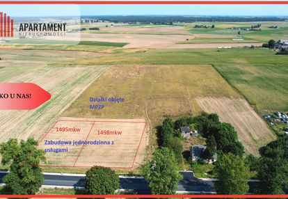 Działka przy drodze wojewódzkiej