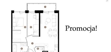 3 pokoje | 57,97 m² | promocja