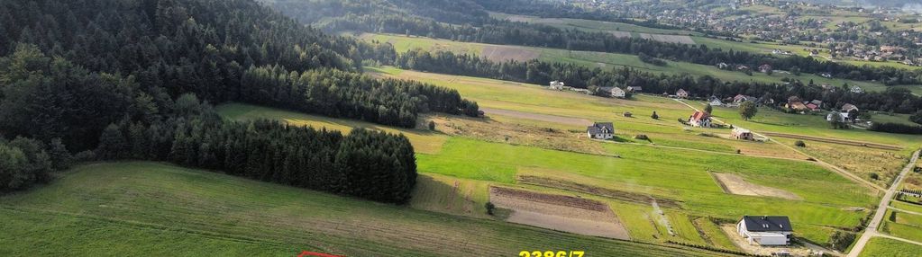 Grybów ptaszkowa 3 działki widokowe 6041 m2
