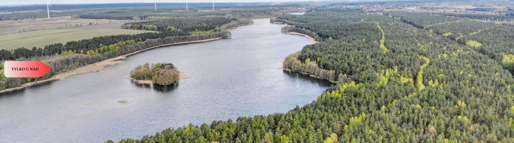Duża działka nad jeziorem, warunki zabudowy.