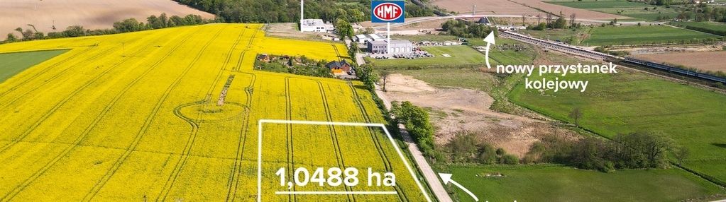 Teren pod usługi / 600 m od pkp pisary