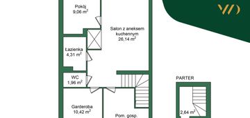 4 pokoje blisko zieleni oraz infrastruktury