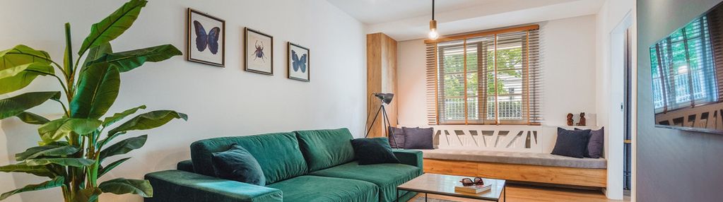 Designerski apart 3 pok. parking ogródek, 0% prow.