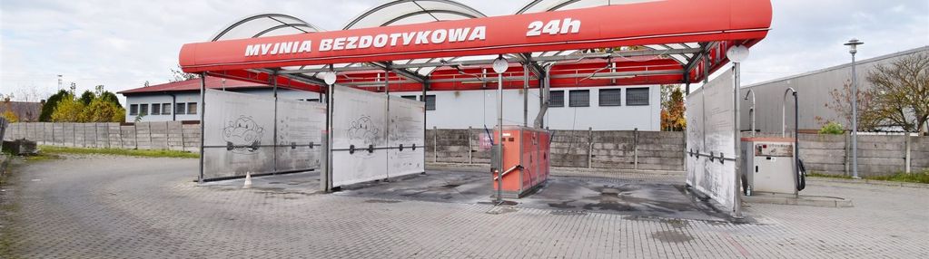 Działka z myjnia samochodową ok 1615m2, jędrzejów