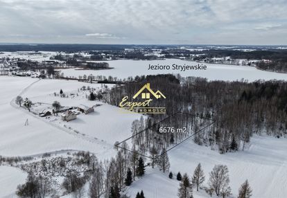 Duża działka przy jeziorze stryjewskim 6676 m²