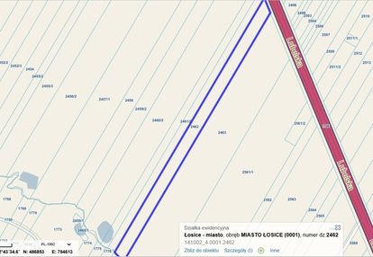 Działka rolna 1,3384 ha | ul. lubelska  | łosice