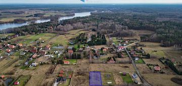 Działka budowlana – 500 m od jeziora bartążek