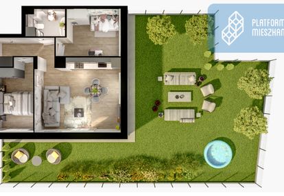Garaż 5.000 | ogród 130m2 | 0% - bez prowizji