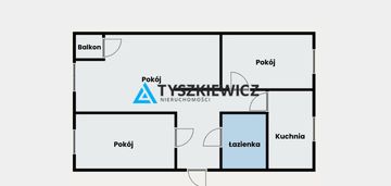 Do wynajęcia 3-pokojowe mieszkanie