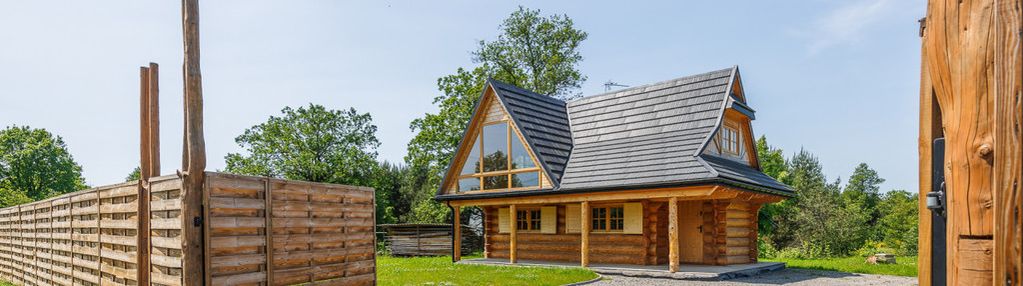Całoroczny dom z bala w góralskim stylu - radawa