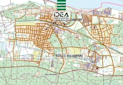 Duża działka inwestycyjna w solcu kujawskim.