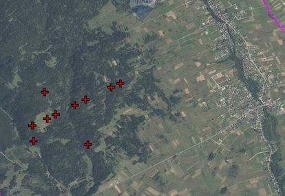 Pakiet działek rolno-leśnych w lipnicy wielkiej