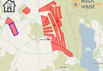 Tuszkowy, gmina dziemiany | 26 działek | 30,38 ha