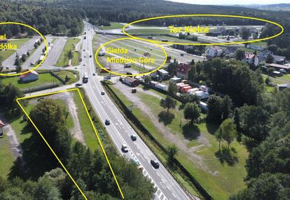 Działka usługowo-mieszkalna, przy głównej drodze