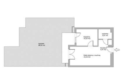 Gotowa inwestycja/ogród 100m2/zachodnia ekspozycja