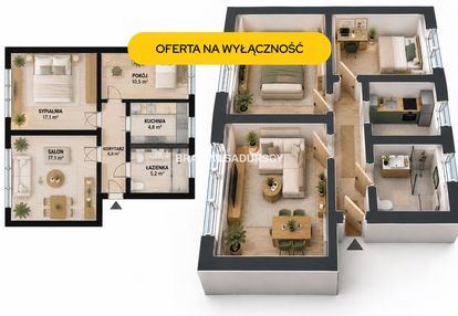 Inwestycja do remontu |3 pokoje | 62 m²| kleparz |