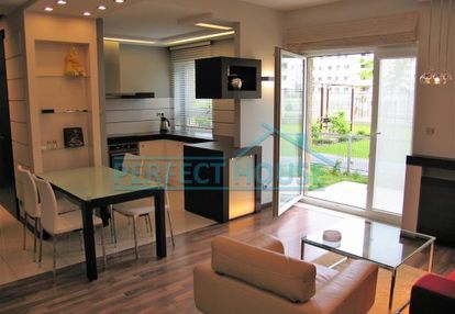 Marina mokotów*apartament z ogródkiem + parking