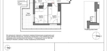 Apartament premium z tarasem 29 m2, gdańsk zaspa