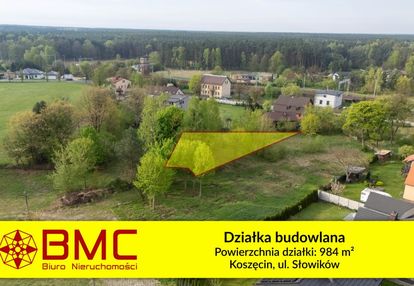Działka budowlana pod lasem koszęcin 984m2