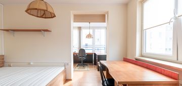 60m2, balkon, garderoba, studio*białoprądnicka