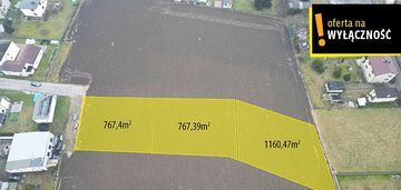 Przestronna działka 1164 m² możliwość powiększenia