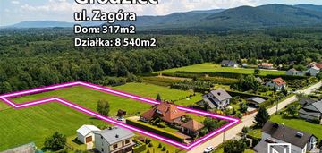 W gminie jasienica | rezydencja | duża działka |