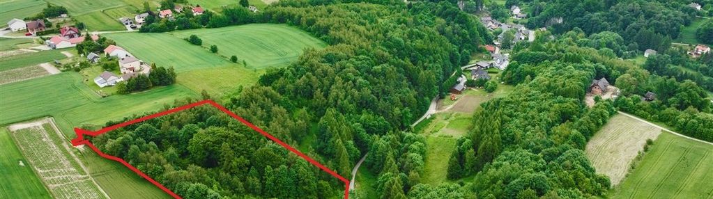 Wyjątkowa działka w otoczeniu lasu z pnb sułoszowa